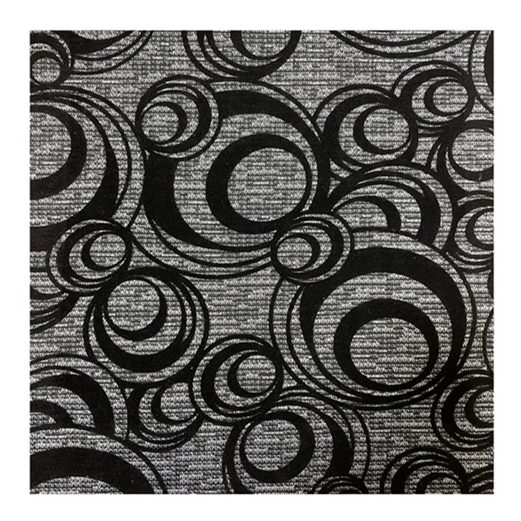 Upholstery Flocking Linen Sofa Fabric